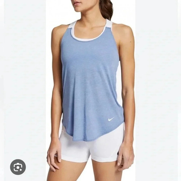 Nike Dri-Fit Indigo Storm Elastika training tank women’s size XS - Picture 3 of 12